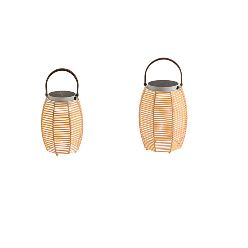 Farmhouse Rechargeable Weaving Imitation Outdoor Light