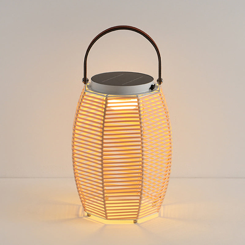 Farmhouse Rechargeable Weaving Imitation Outdoor Light