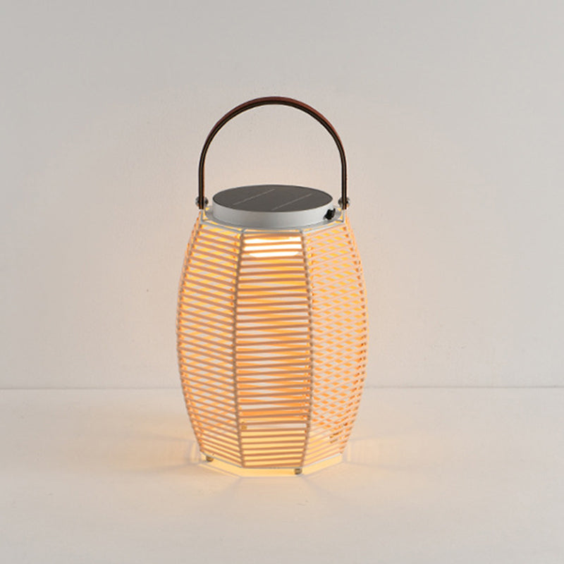 Farmhouse Rechargeable Weaving Imitation Outdoor Light