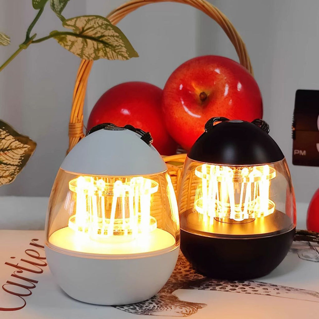 Rechargeable Aluminum Acrylic Egg Table Lamp