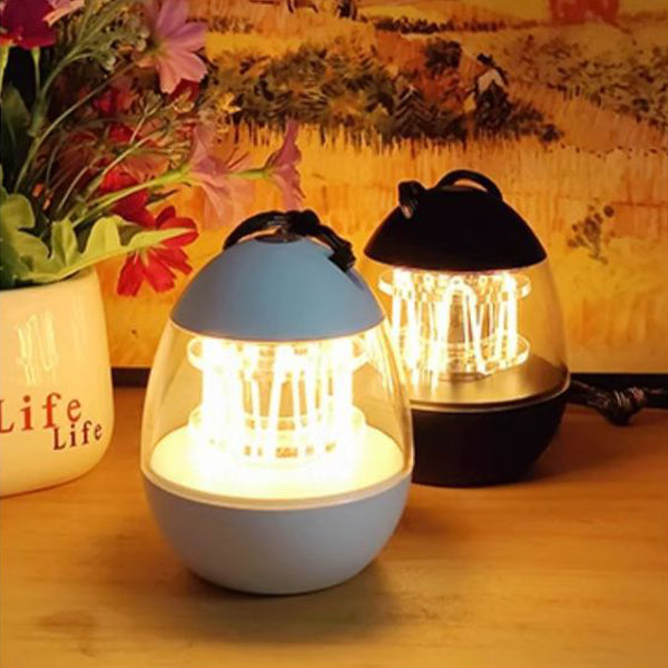Rechargeable Aluminum Acrylic Egg Table Lamp