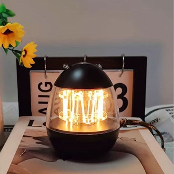 Rechargeable Aluminum Acrylic Egg Table Lamp