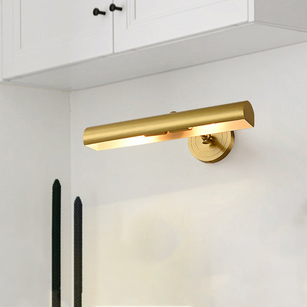 Copper Strip Bathroom 2-Light Wall Lamp