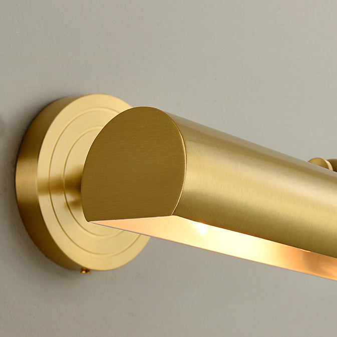 Copper Strip Bathroom 2-Light Wall Lamp
