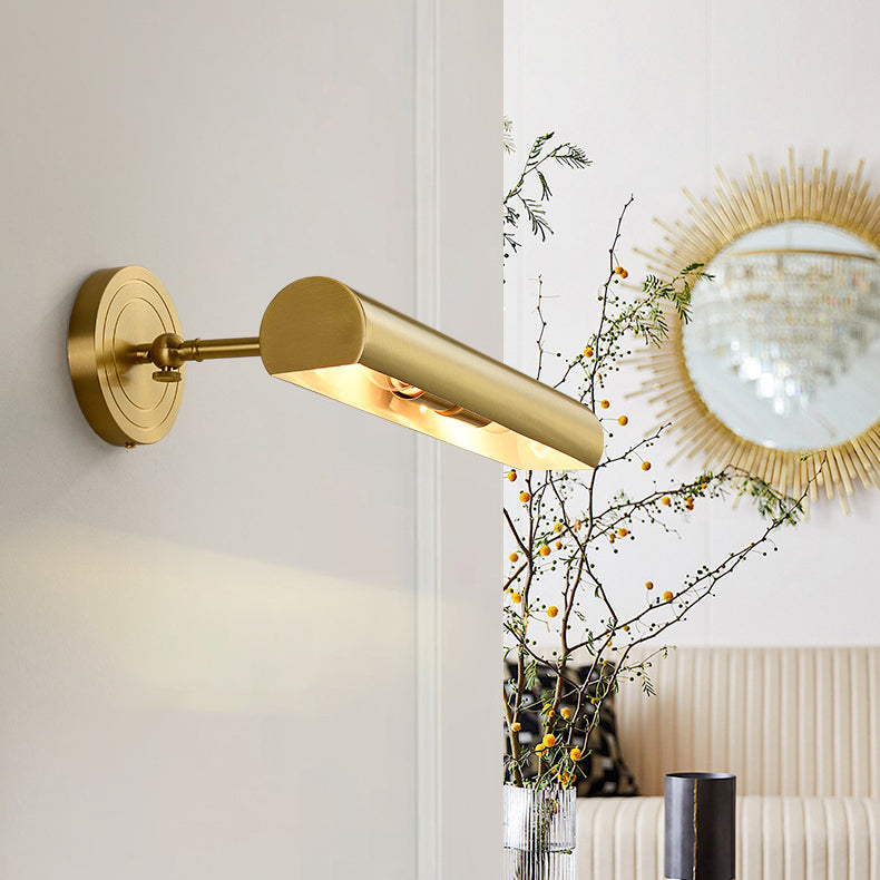 Copper Strip Bathroom 2-Light Wall Lamp