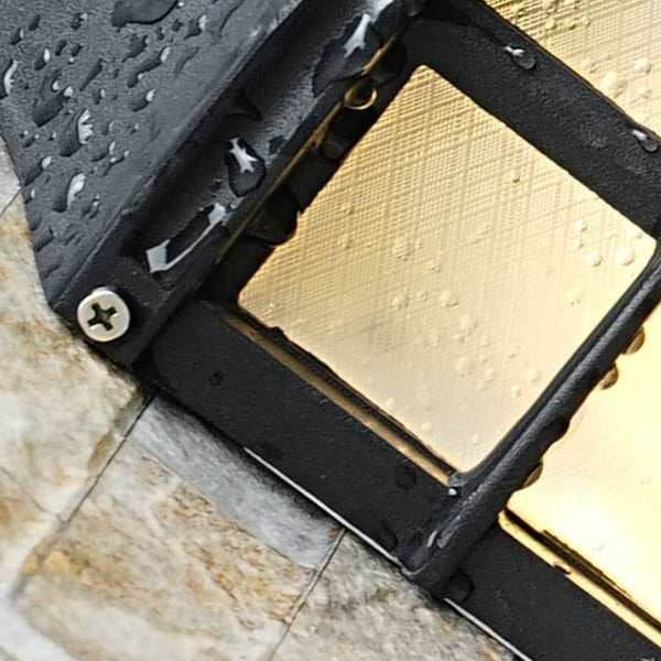Aluminum Glass House Rectangular Outdoor Light