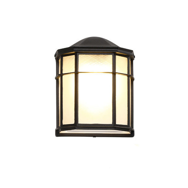 Aluminum Glass House Rectangular Outdoor Light