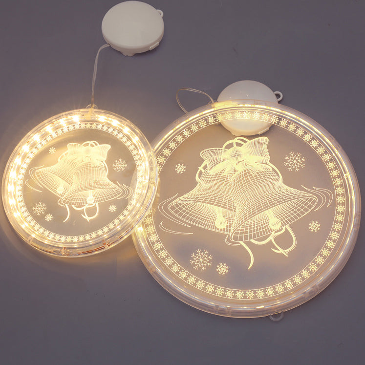 Santa Christmas Tree Bell Deer Wall Light