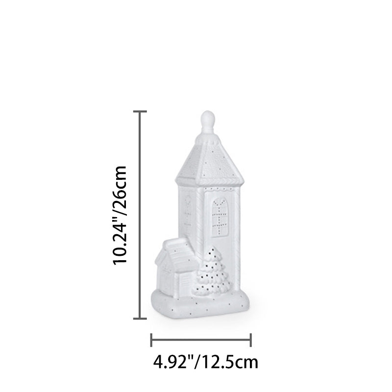 Ceramic House Christmas Night Light