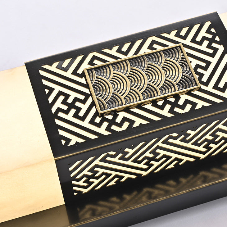 Copper Imitation Marble Rectangular Outdoor Light