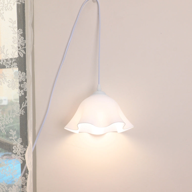 Floral Acrylic Night Bedroom Wall Lamp