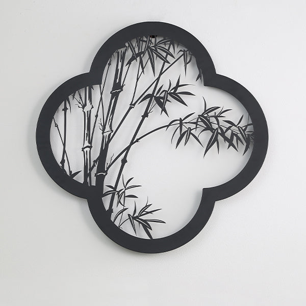 Bamboo Leaf Iron Acrylic Outdoor Light