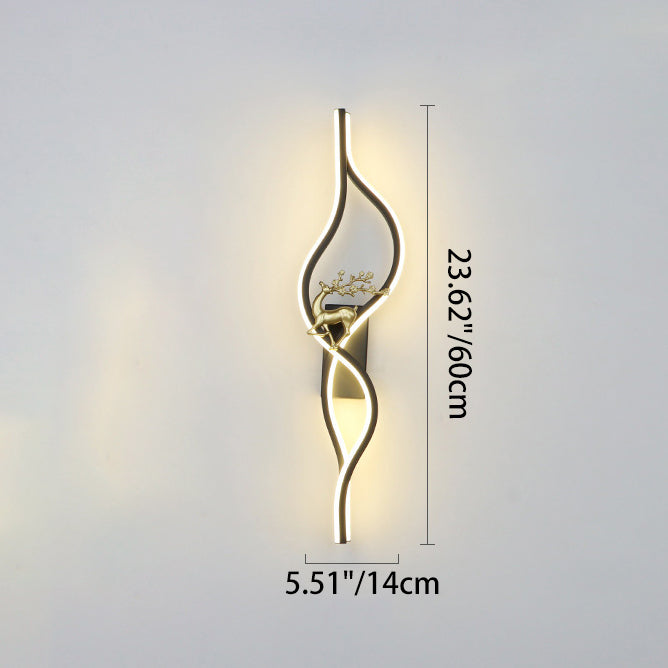 Aluminum Zinc Alloy Iron Wall Lamp