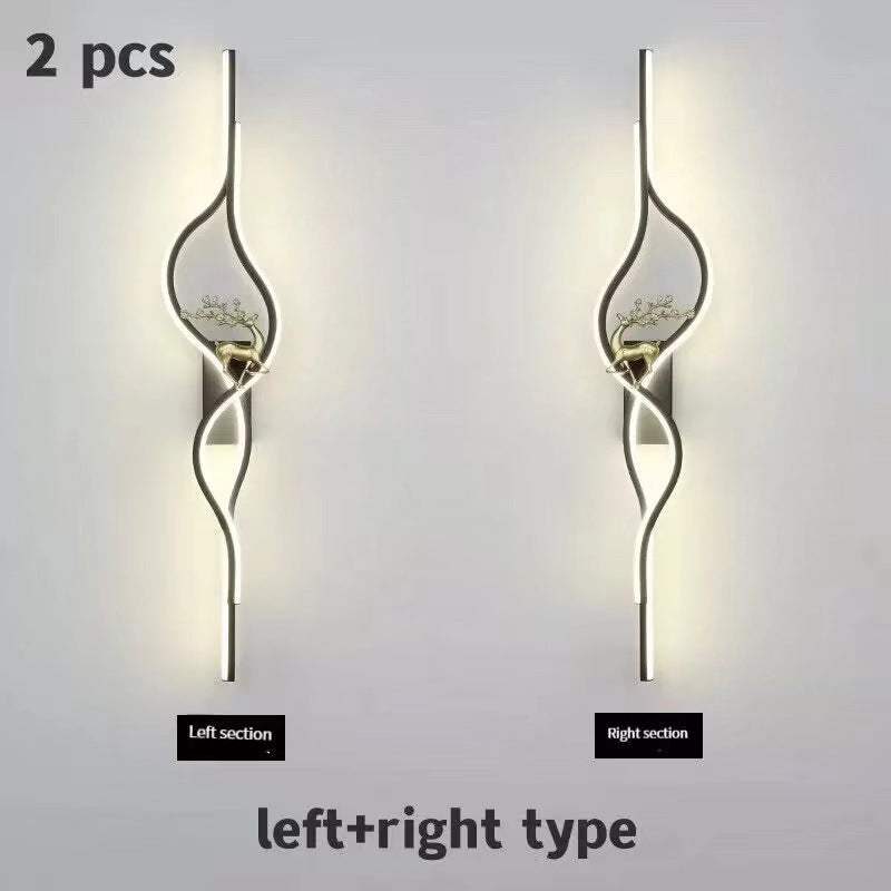 Aluminum Zinc Alloy Iron Wall Lamp
