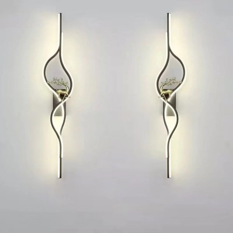 Aluminum Zinc Alloy Iron Wall Lamp