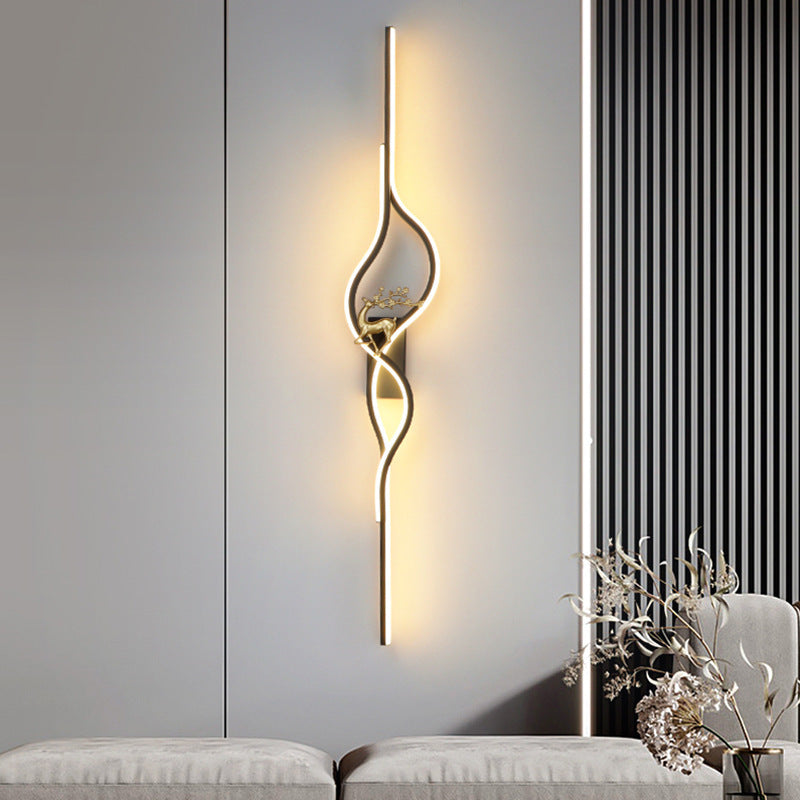Aluminum Zinc Alloy Iron Wall Lamp