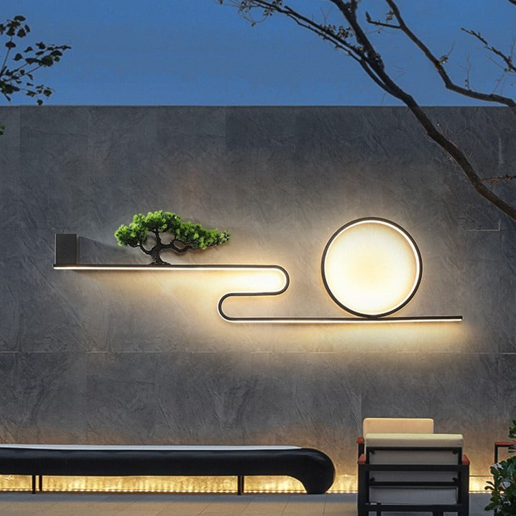 Aluminum PVC Painting Pine Outdoor Light