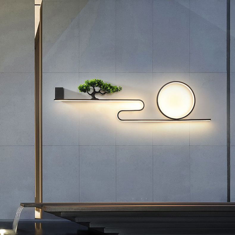 Aluminum PVC Painting Pine Outdoor Light