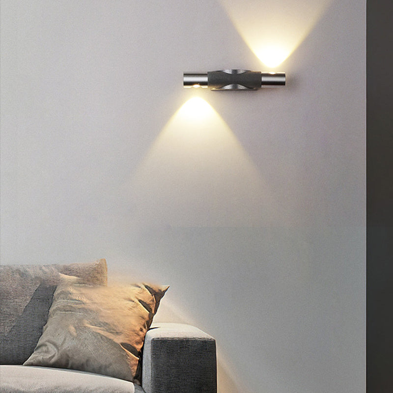 Aluminum Acrylic Strip Brushed Wall Lamp