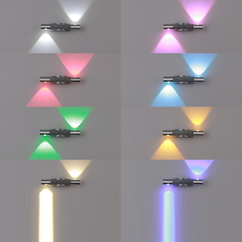 Aluminum Acrylic Strip Brushed Wall Lamp