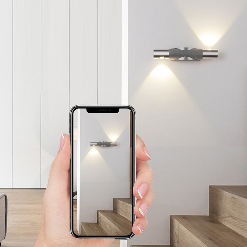 Aluminum Acrylic Strip Brushed Wall Lamp