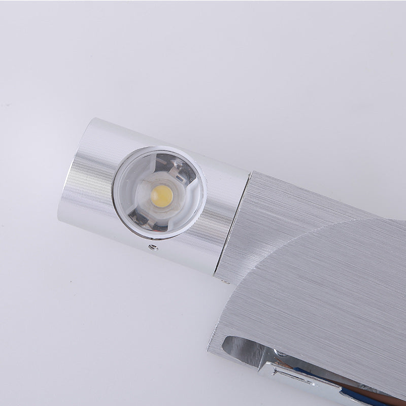 Aluminum Acrylic Strip Brushed Wall Lamp