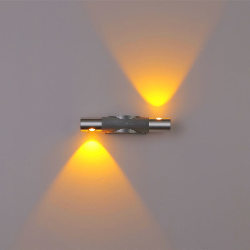 Aluminum Acrylic Strip Brushed Wall Lamp