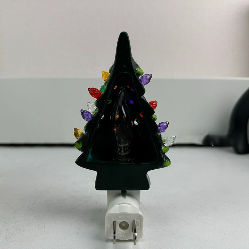 Resin Christmas Tree Decoration Wall Lamp