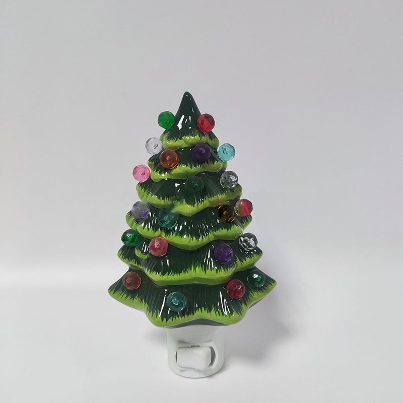 Resin Christmas Tree Decoration Wall Lamp
