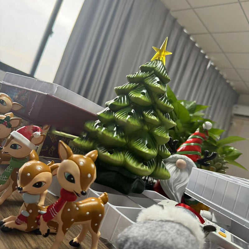 Resin Christmas Tree Decoration Wall Lamp