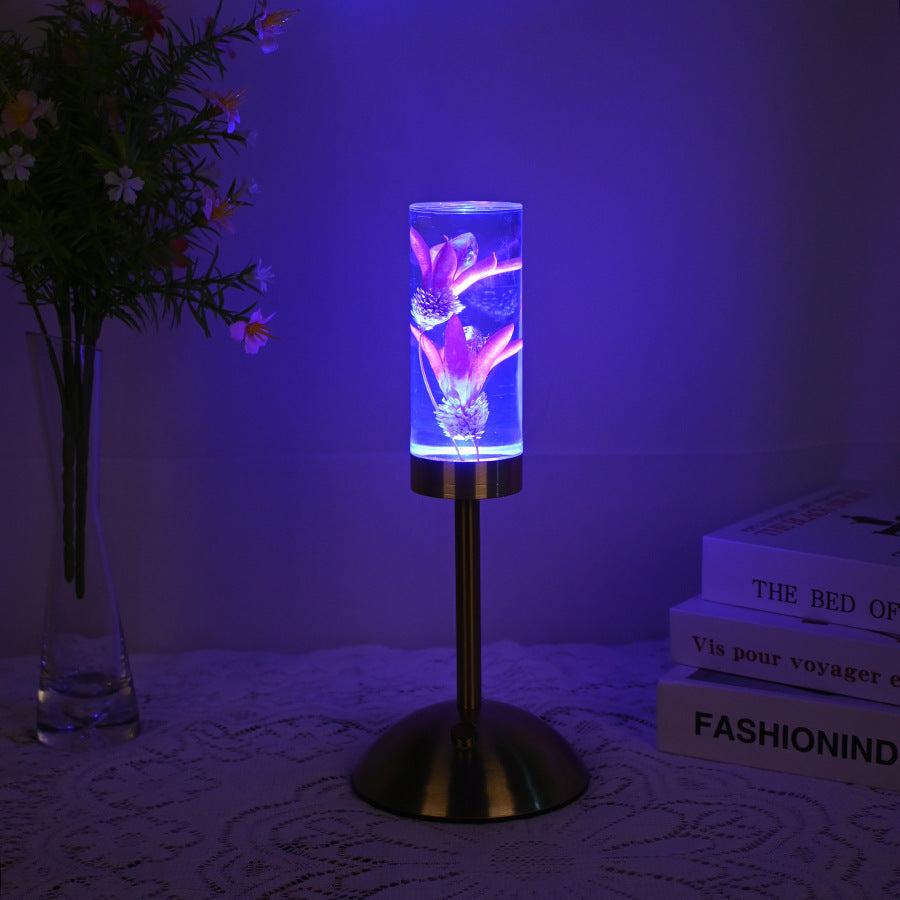 Rechargeable Eternal Flower Daisy Table Lamp