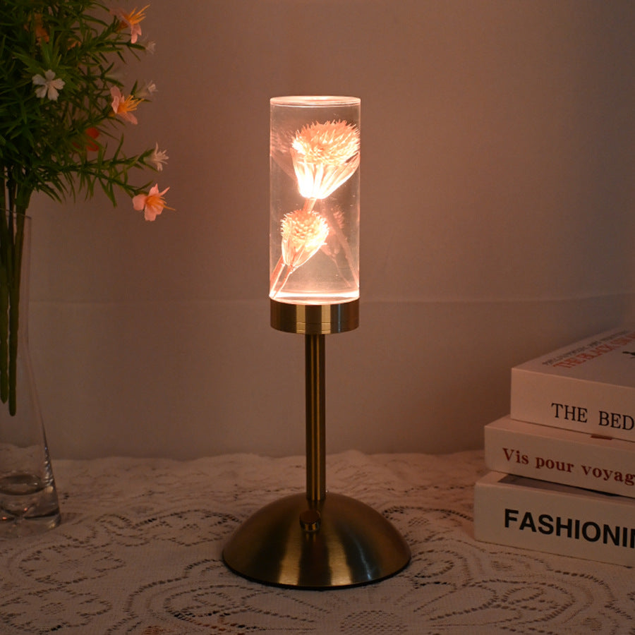 Rechargeable Eternal Flower Daisy Table Lamp