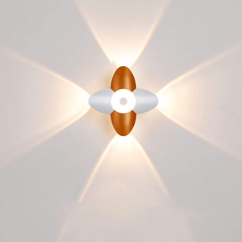 Aluminum Acrylic Flower Patio Outdoor Light