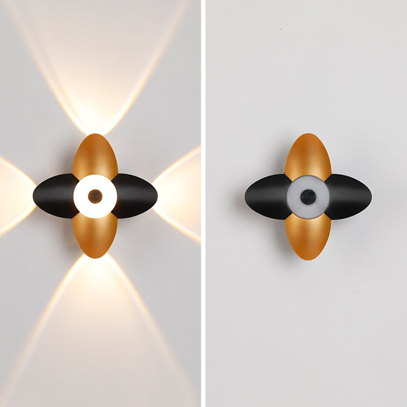 Aluminum Acrylic Flower Patio Outdoor Light