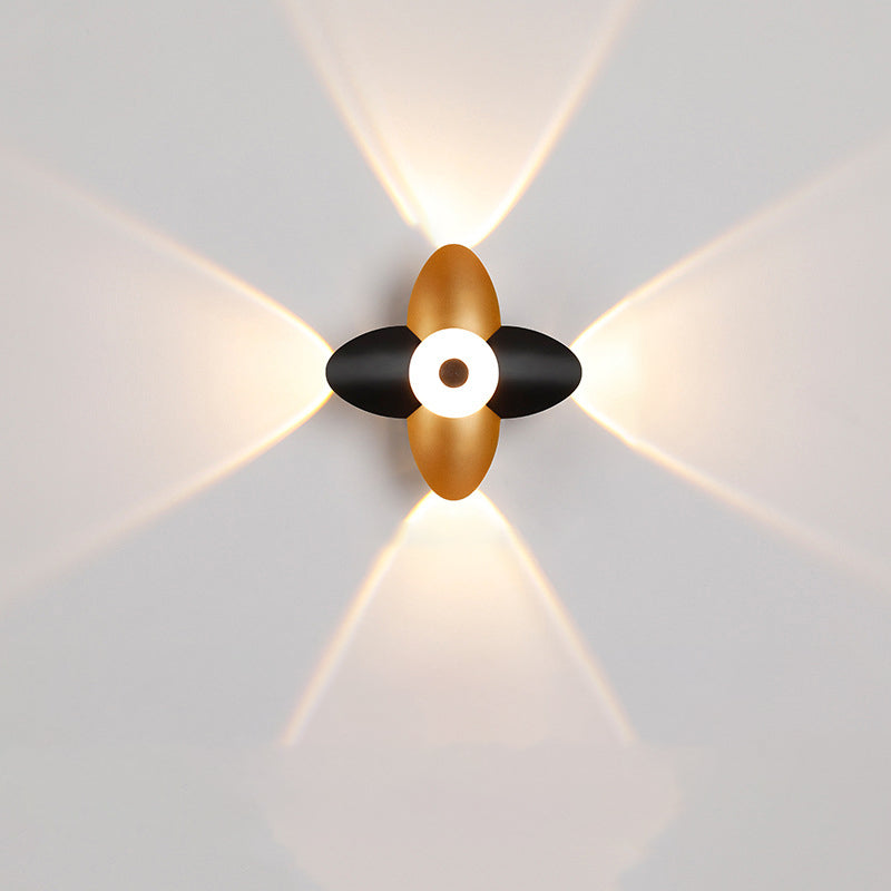 Aluminum Acrylic Flower Patio Outdoor Light