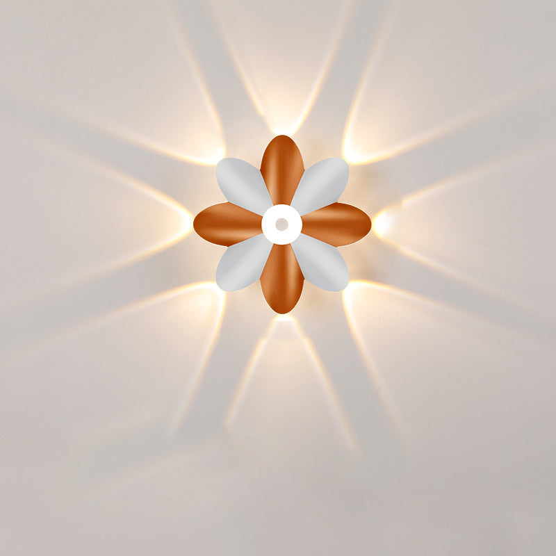 Aluminum Acrylic Flower Patio Outdoor Light