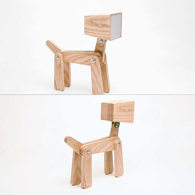 Wood Hardware Acrylic Cute Table Lamp