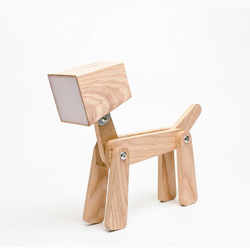 Wood Hardware Acrylic Cute Table Lamp