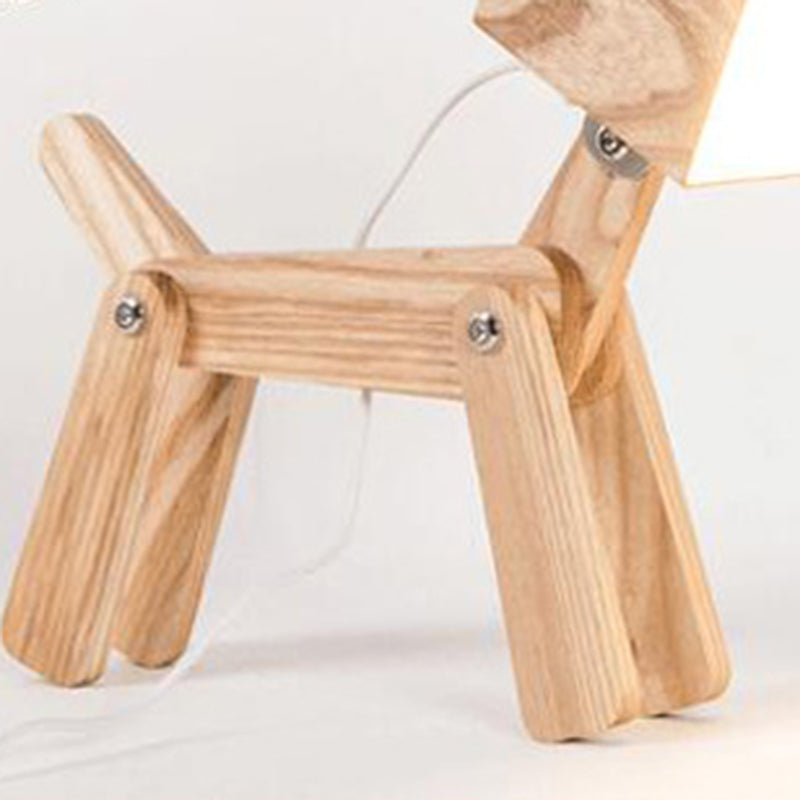 Wood Hardware Acrylic Cute Table Lamp