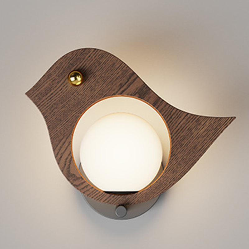 Iron Acrylic Bird Whale Wall Lamp