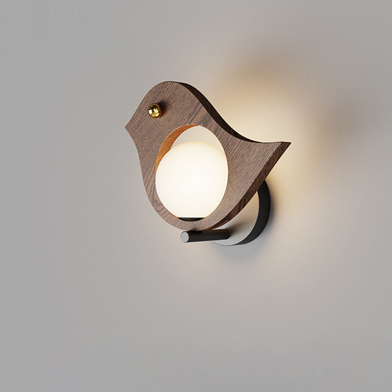 Iron Acrylic Bird Whale Wall Lamp