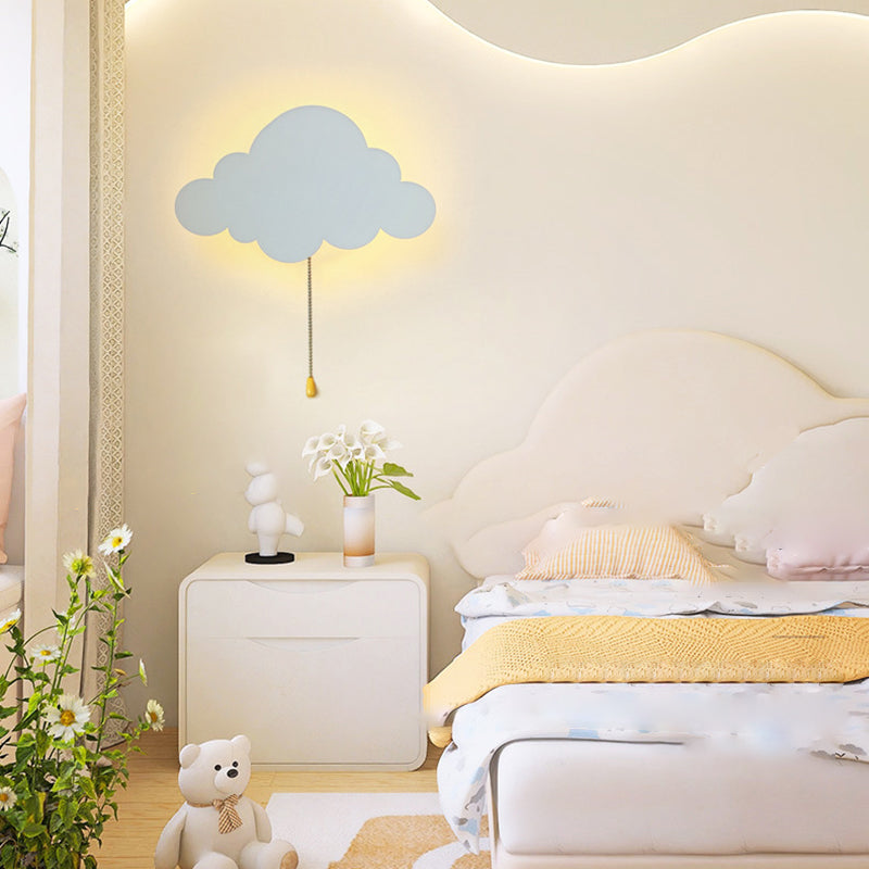 Battery Kids Iron Cloud Wall Lamp