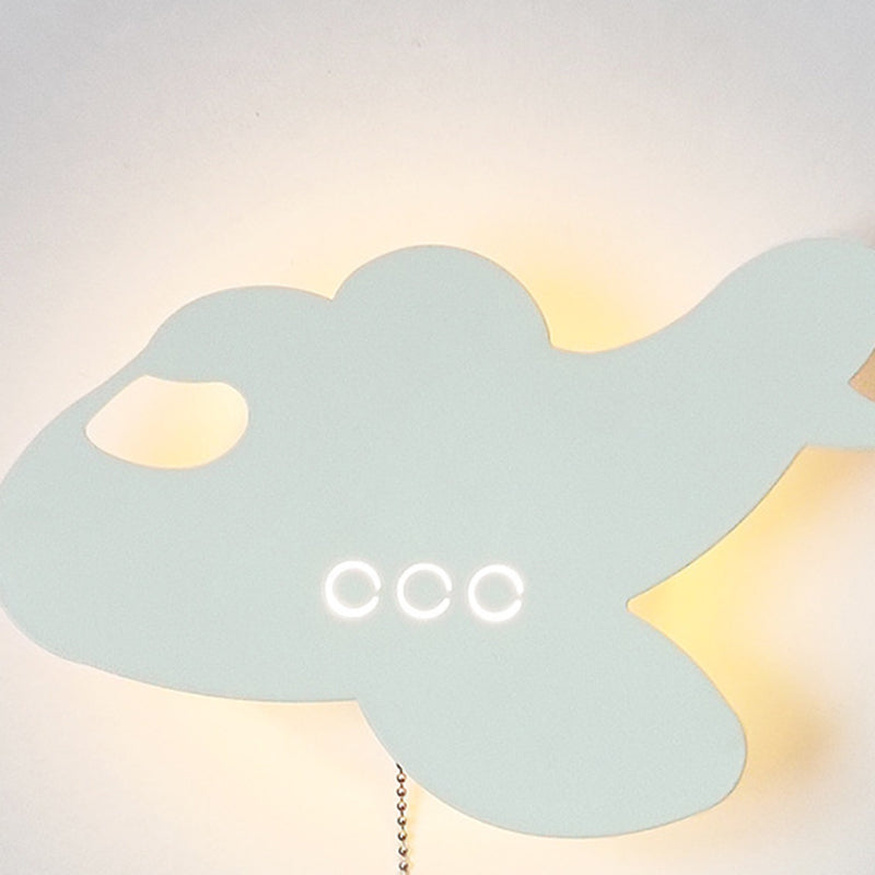 Battery Kids Iron Cloud Wall Lamp