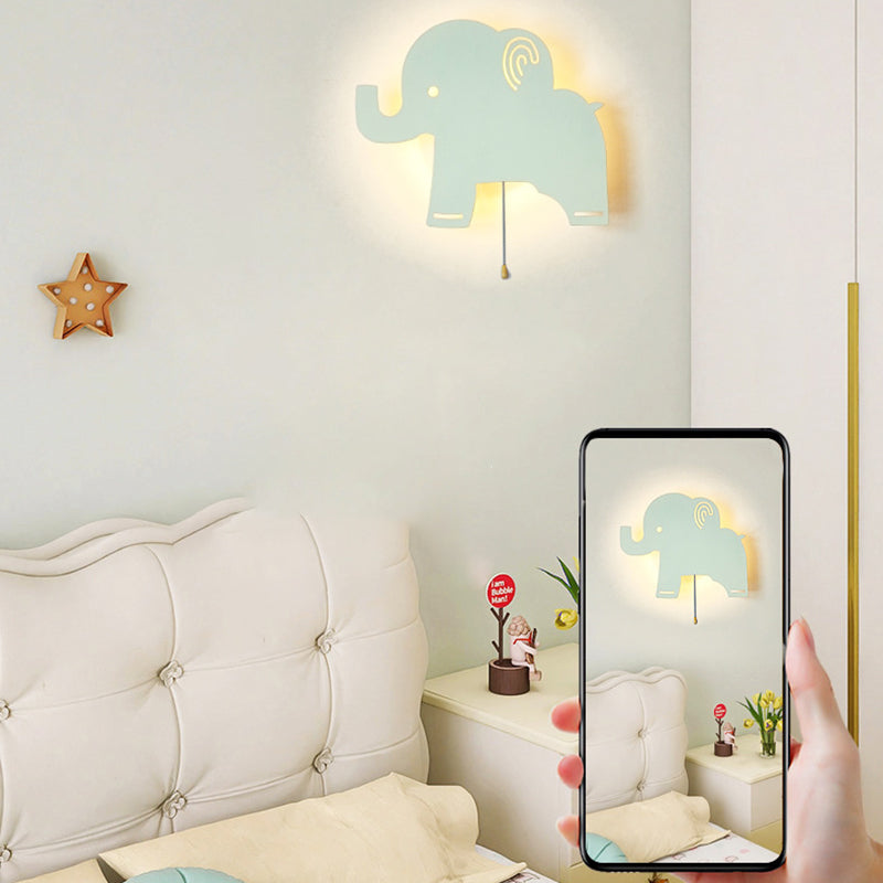 Battery Kids Iron Cloud Wall Lamp