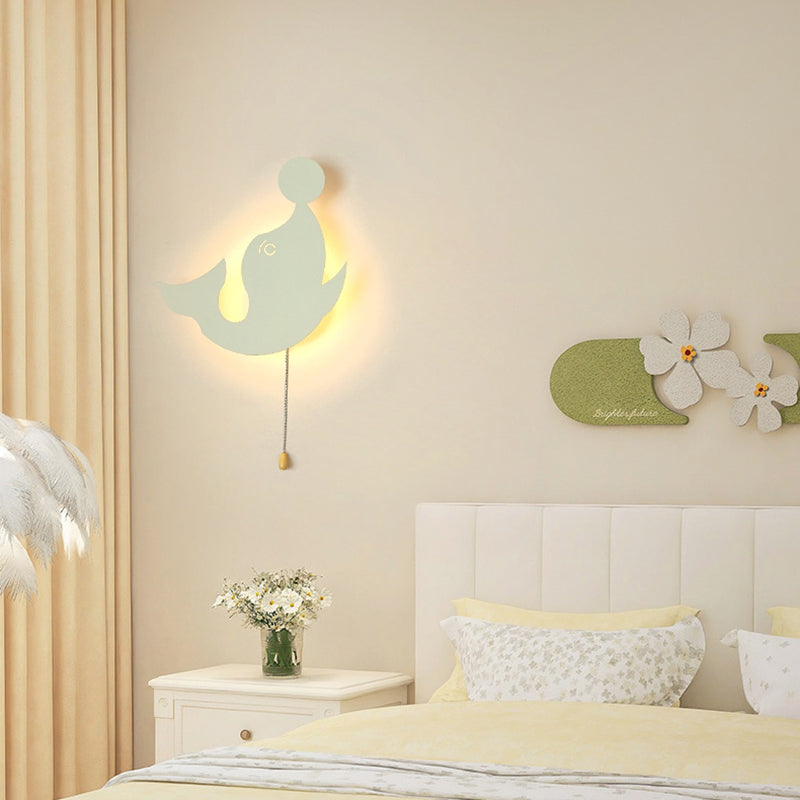 Battery Kids Iron Cloud Wall Lamp