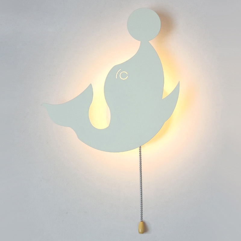 Battery Kids Iron Cloud Wall Lamp