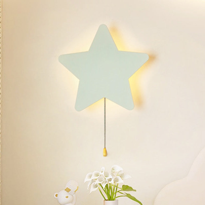 Battery Kids Iron Cloud Wall Lamp