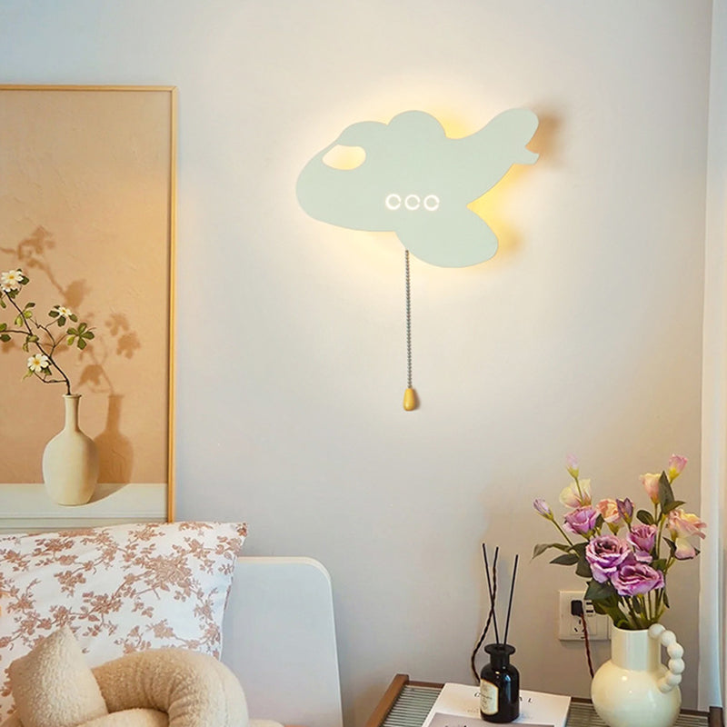 Battery Kids Iron Cloud Wall Lamp