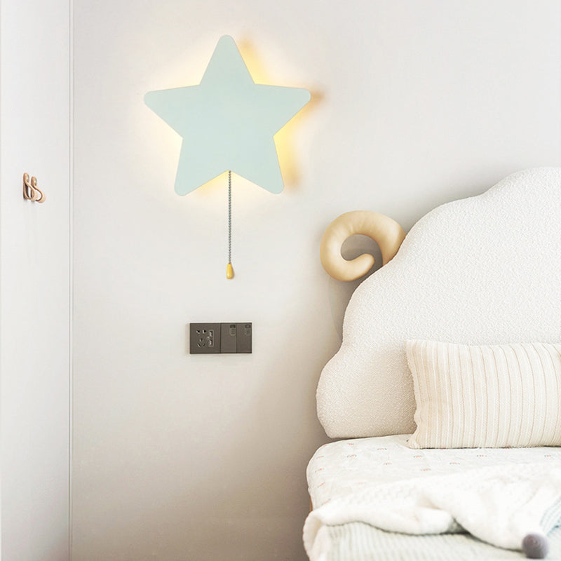 Battery Kids Iron Cloud Wall Lamp