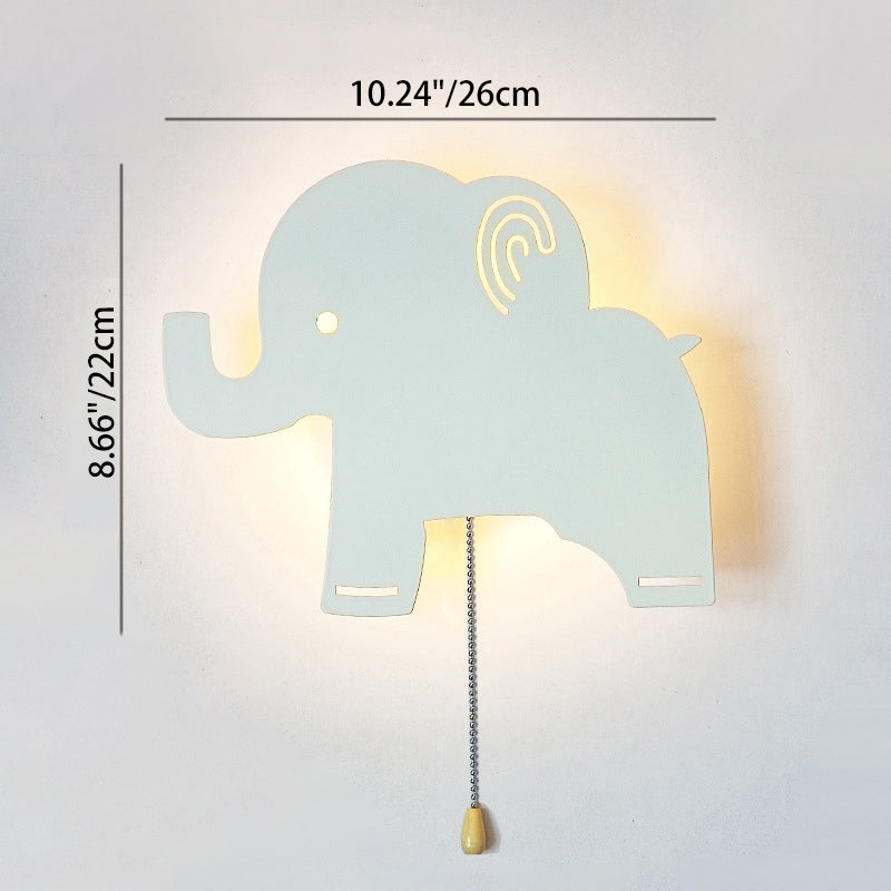 Battery Kids Iron Cloud Wall Lamp